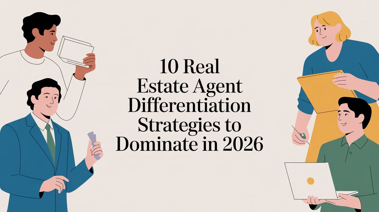 10 Real Estate Agent Differentiation Strategies to Dominate in 2026