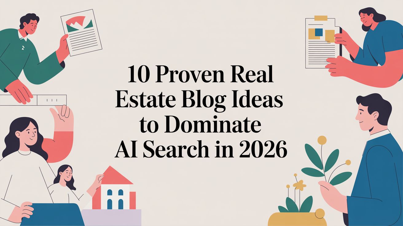 10 Proven Real Estate Blog Ideas to Dominate AI Search in 2026