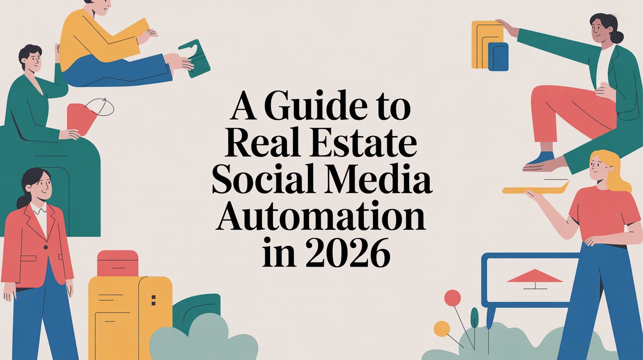 A Guide to Real Estate Social Media Automation in 2026