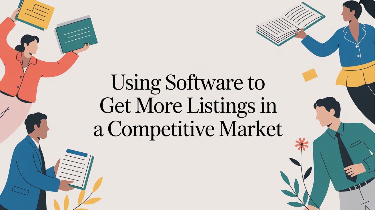 Using Software to Get More Listings in a Competitive Market