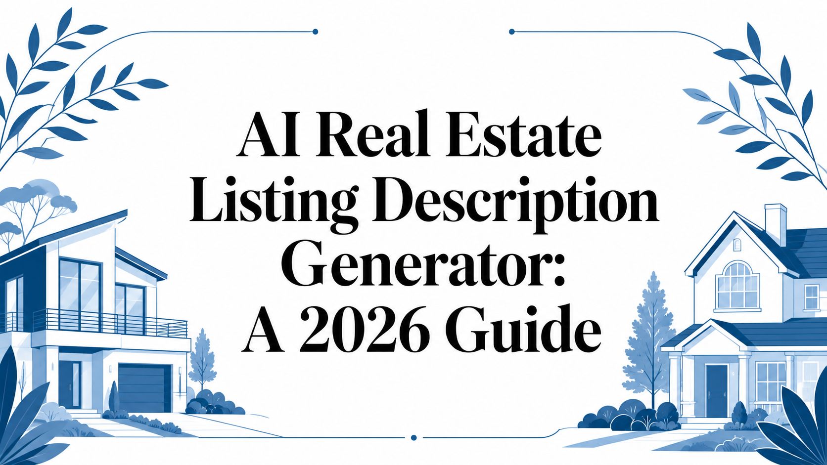 AI Real Estate Listing Description Generator: A 2026 Guide